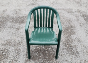 緑の椅子の写真