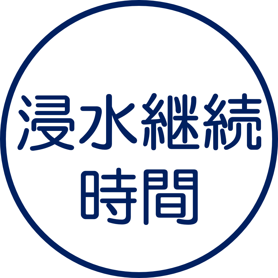 浸水継続時間