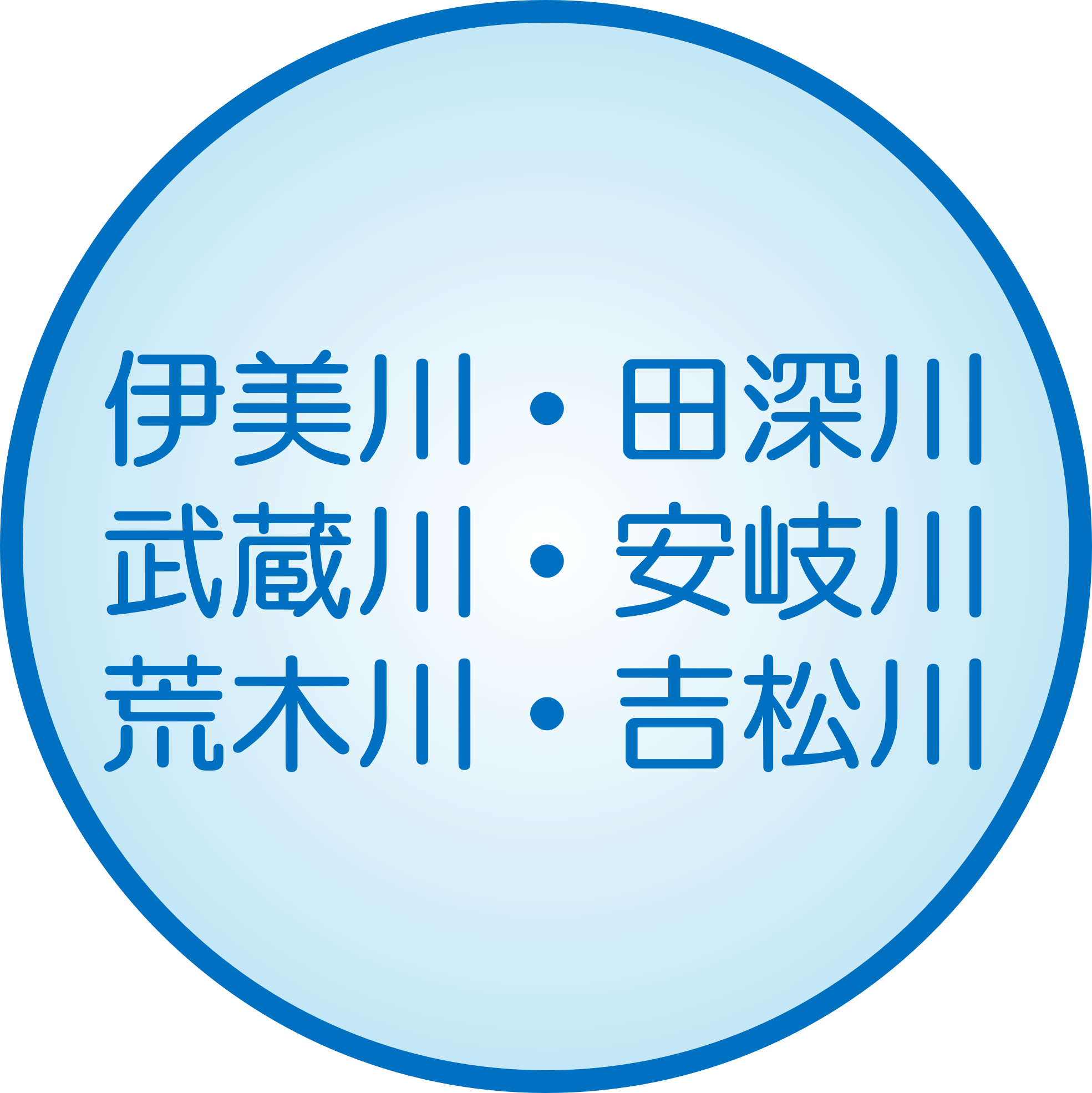 伊美川・田深川<br>武蔵川・安岐川<br>荒木川・吉松川