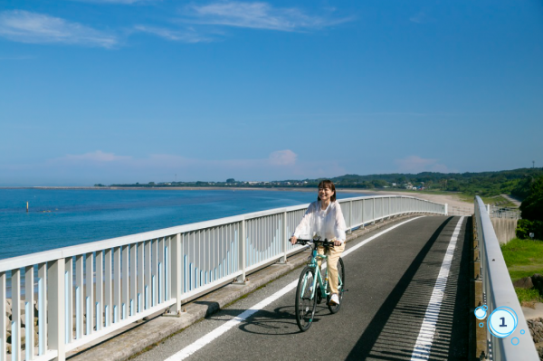 自転車と歩行者のための専用橋