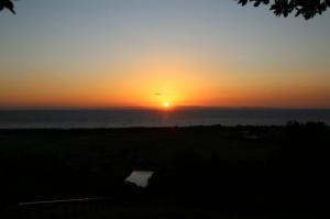 祇園山の初日の出