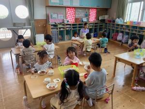 ゆり組の園児たち