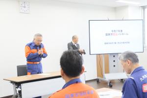 市長があいさつを申し上げています