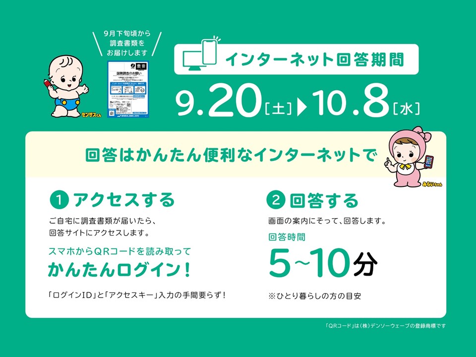 インターネット回答がおすすめです