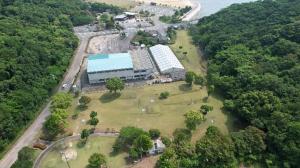 空から見た施設