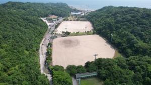 空から見たグラウンド