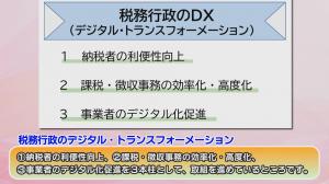 税務行政DXの目的3点