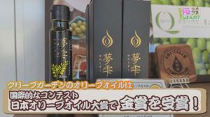 賞を受賞したオリーブオイル