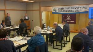 市長があいさつを申し上げています