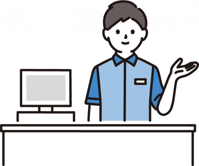 店員のイラスト