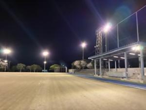 陸上競技場の照明3