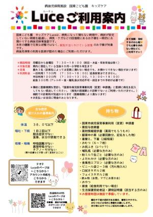 ルーチェご利用案内 表