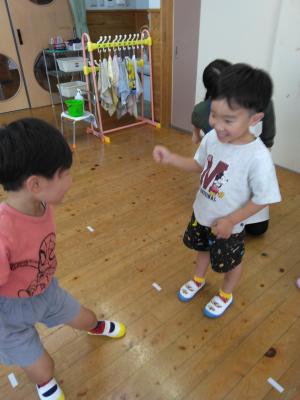 ゆり組園児の活動の様子