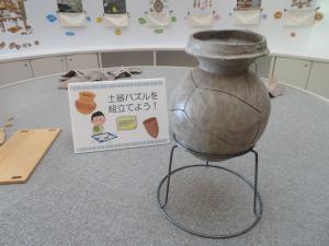 立体土器パズルの完成写真