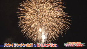 大権現祭の打ち上げ花火