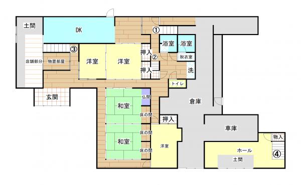 一階間取り