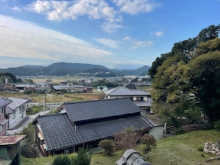 庭からの景観
