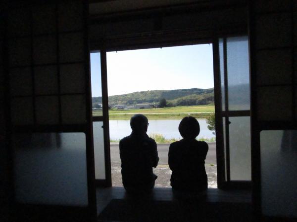 縁側から（イメージ写真です）